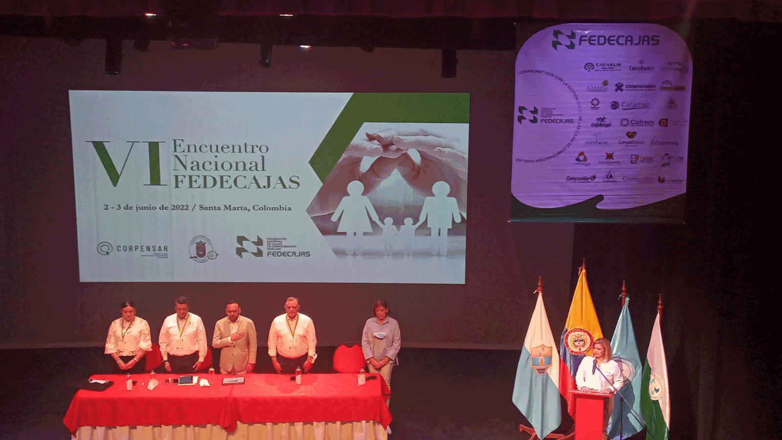 Instalación del VI Encuentro Nacional FEDECAJAS
